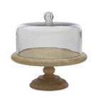 Nkuku Recycled Glass Cake Dome Stand