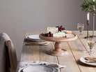 Nkuku Recycled Glass Cake Dome Stand