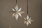 Nkuku Taara Star Decoration, Large -  Antique Brass