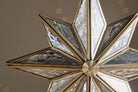 Nkuku Taara Star Decoration, Large -  Antique Brass