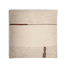 Nkuku Tamil Wool and Cotton Cushion Cover, Square - Natural