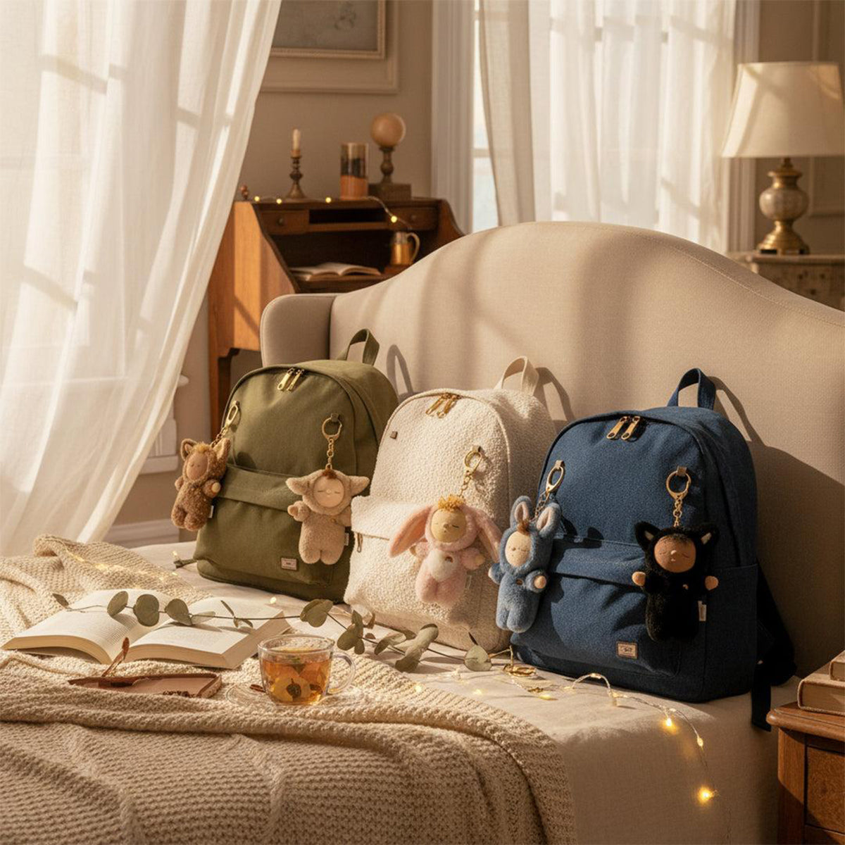 Olli Ella Cozy Bag Charm - Lamby Pookie