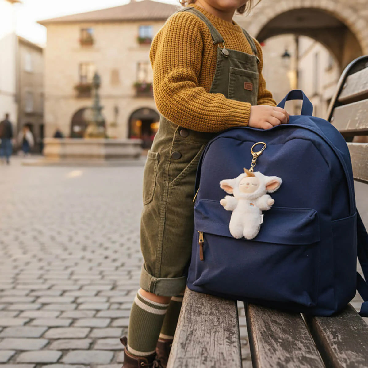 Olli Ella Cozy Bag Charm - Lamby Pookie