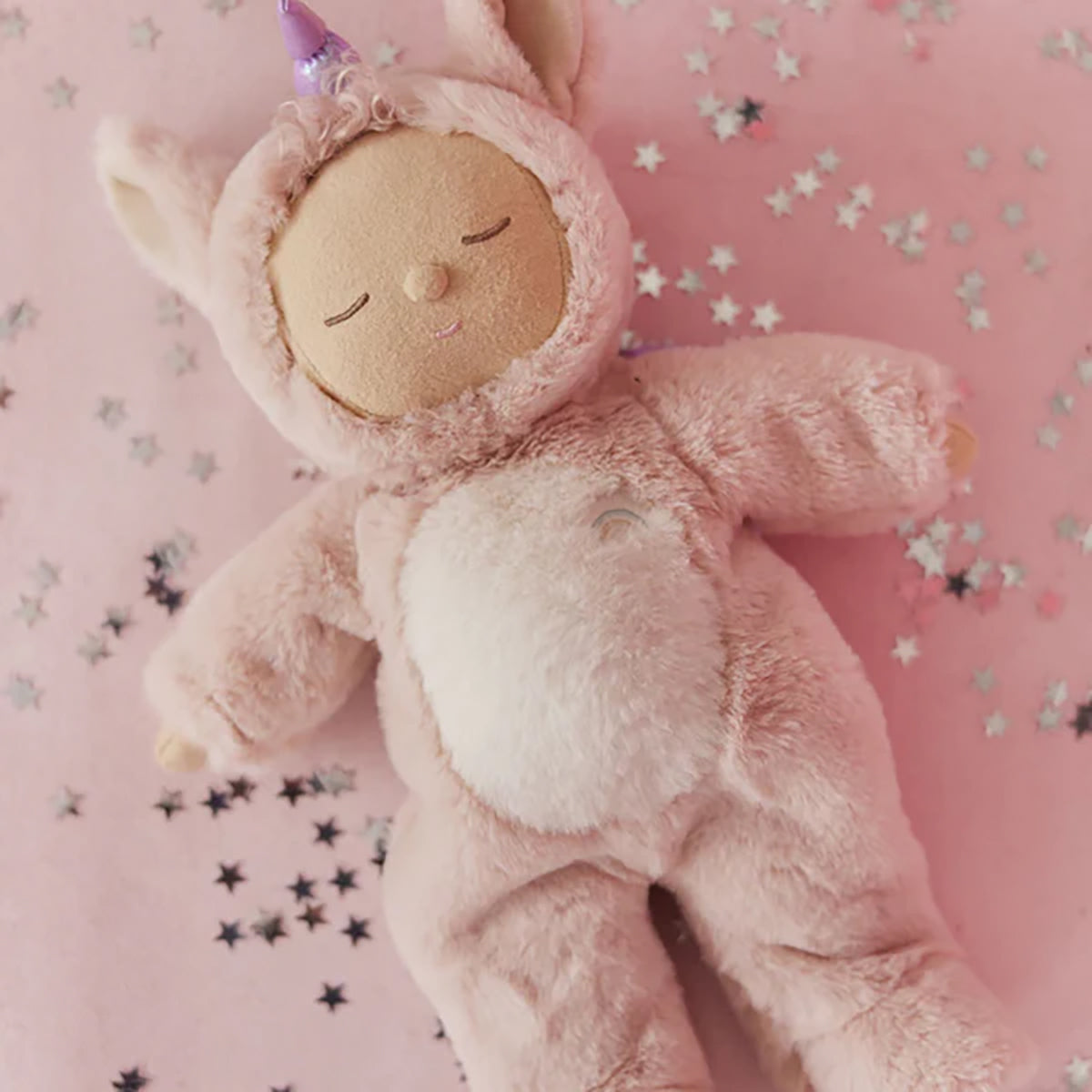 Olli Ella Cozy Day Dinkum - Unicorn -Sugarpie/Pink